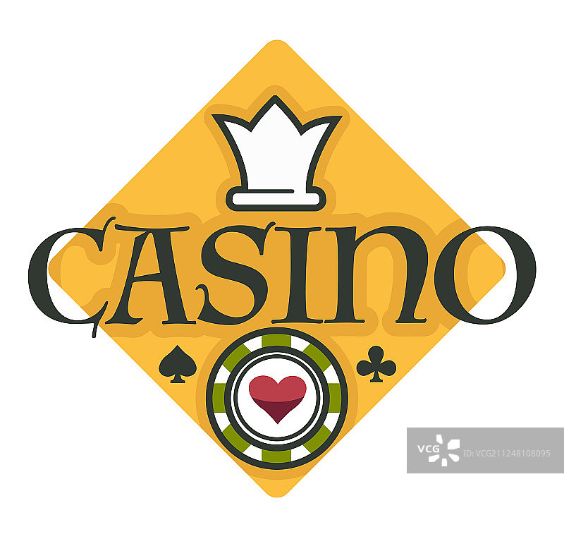 赌场俱乐部赌博孤立图标扑克筹码图片素材