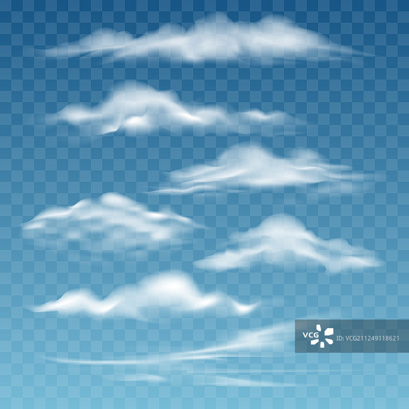 透明的乌云图片素材