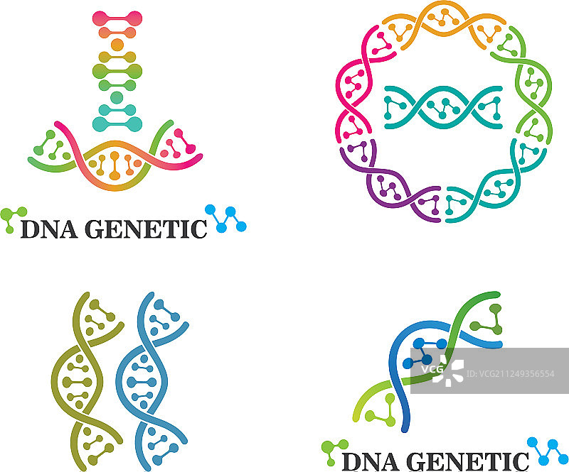 DNA基因标志图标图片素材