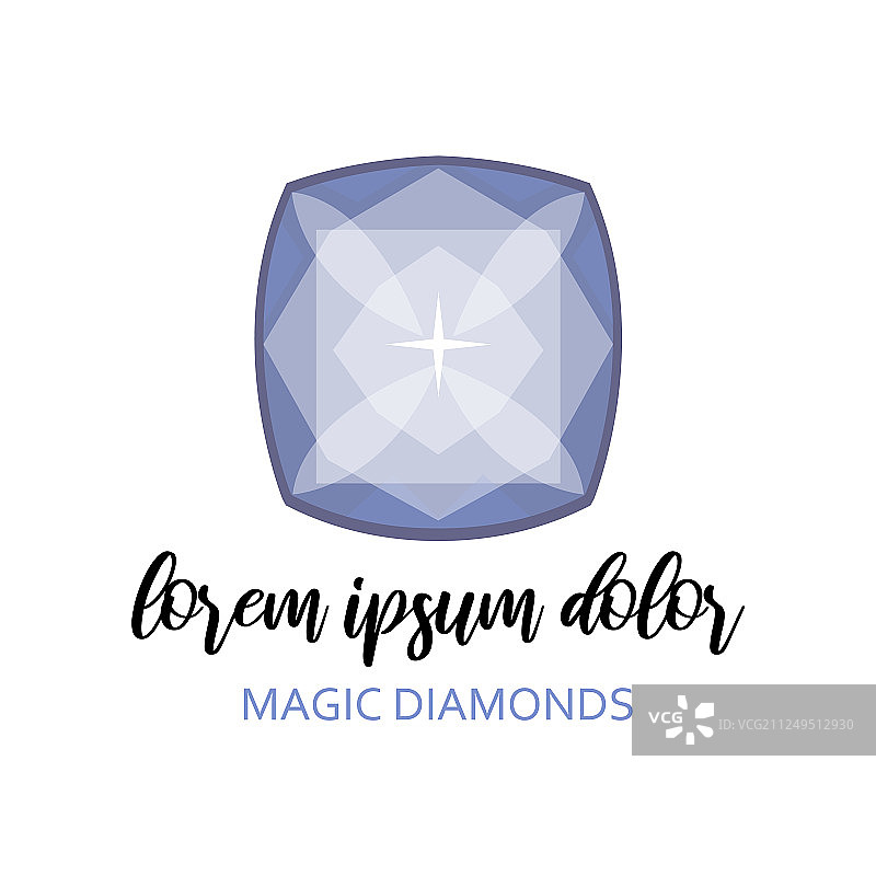 魔法钻石与美丽的切面创造图片素材