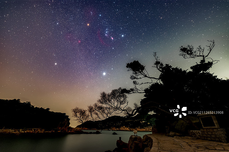 东澳岛璀璨星空图片素材