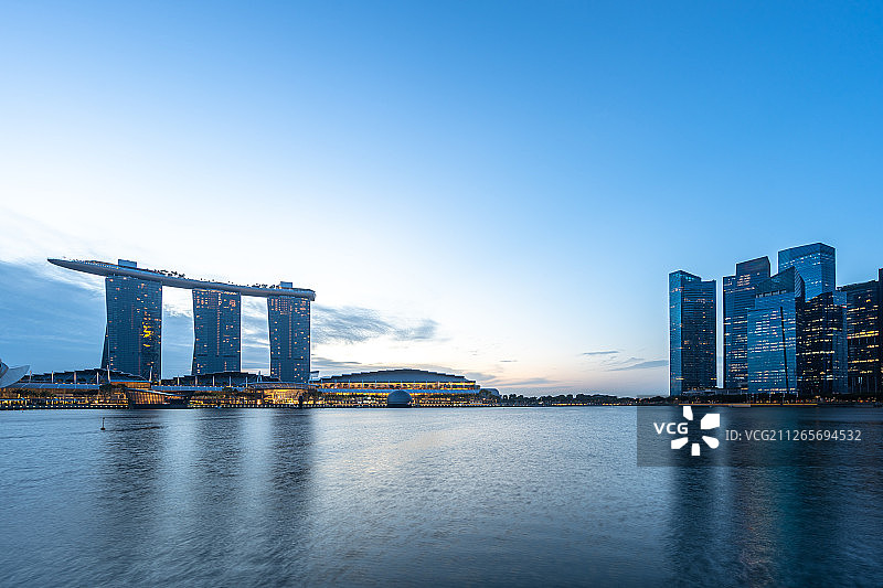 新加坡城市天际线图片素材