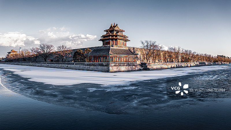 故宫角楼 Watchtower of Old Beijing图片素材