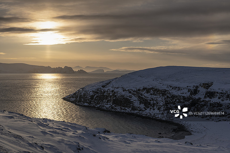 冬天的风景,挪威图片素材