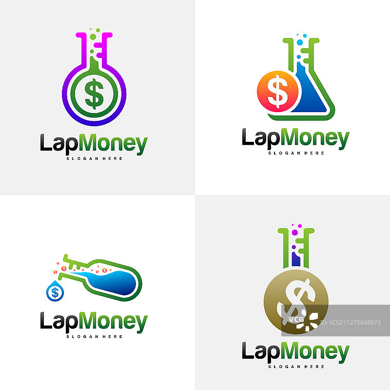 钞票圈logo设计概念钞票圈logo图片素材