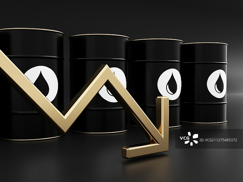 原油石油价格战概念图片素材