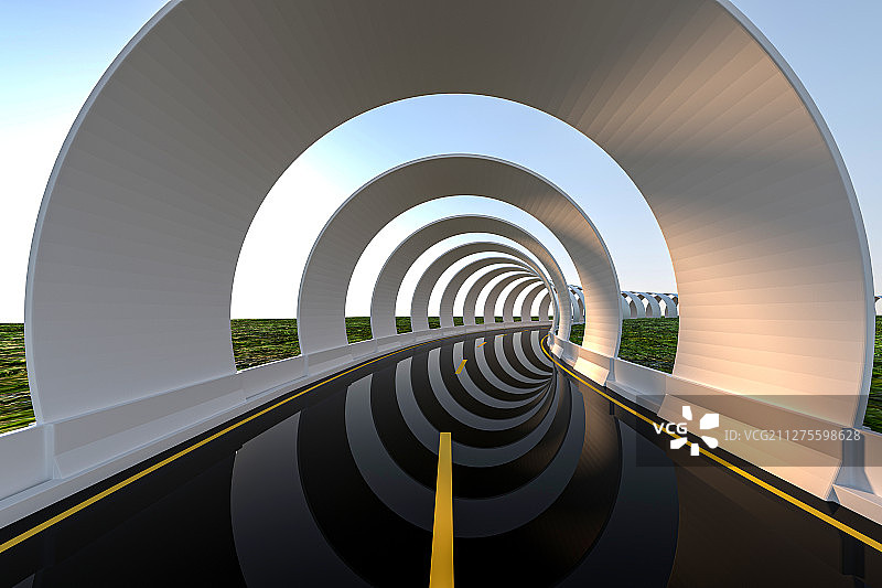 3D高速公路图片素材
