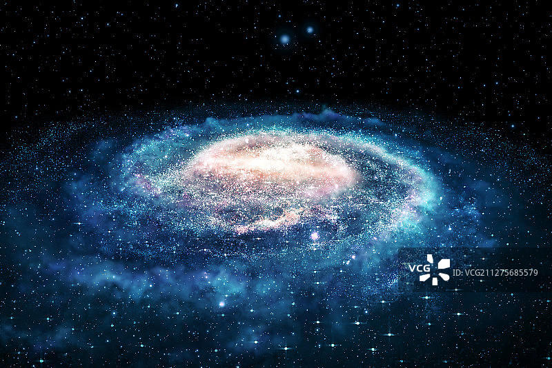 宇宙太空中的银河系图片素材