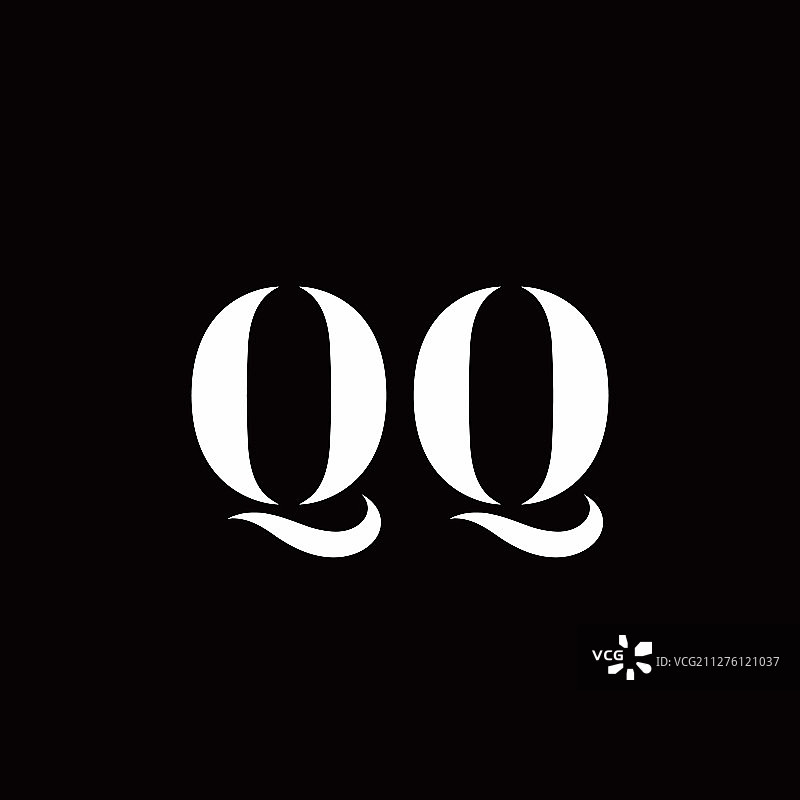 Qq标识字母初始标识设计模板图片素材