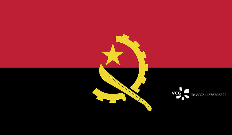 国旗安哥拉图片素材