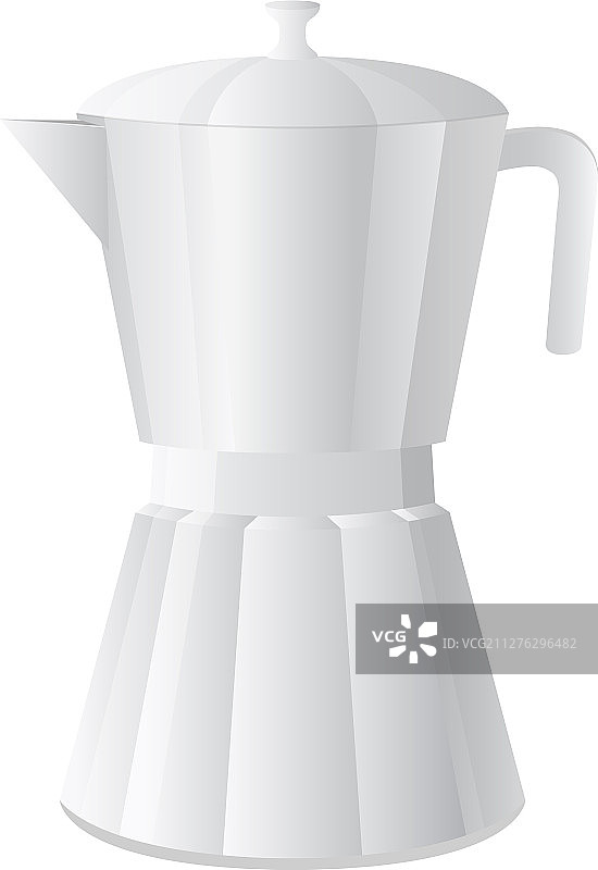 3d逼真的咖啡壶壶热图片素材