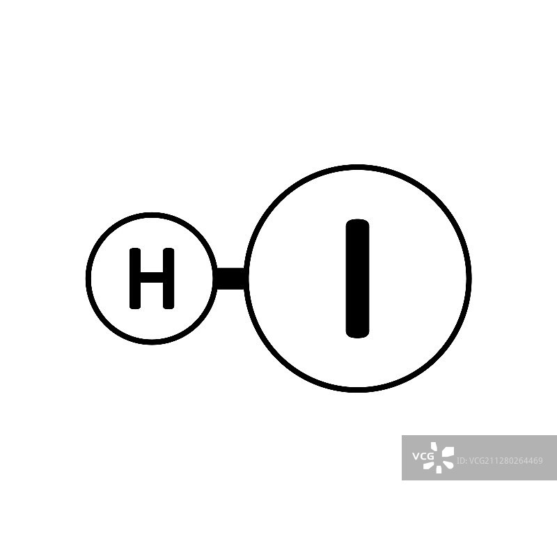 碘化氢分子图标图片素材