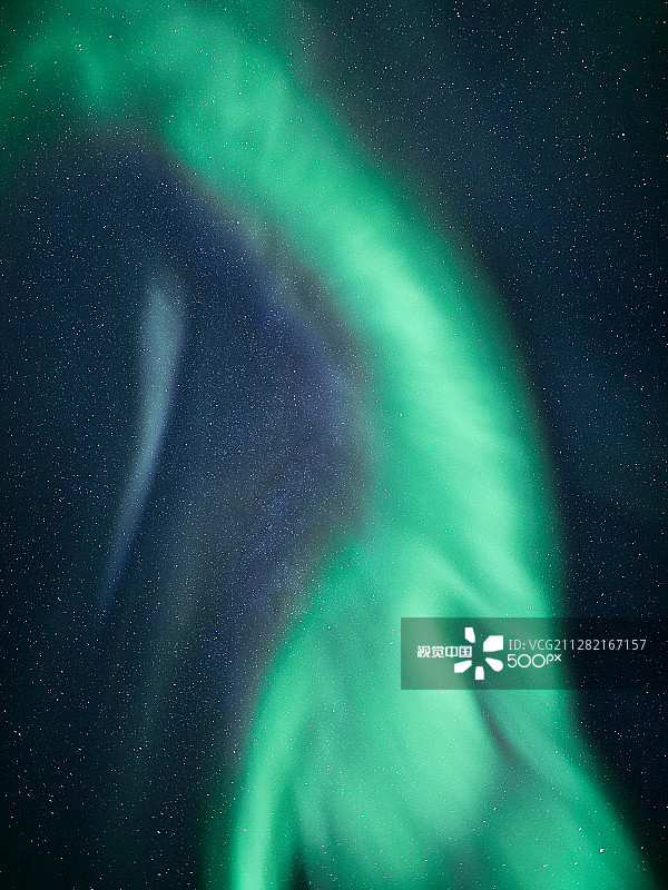 格陵兰岛的北极光图片素材