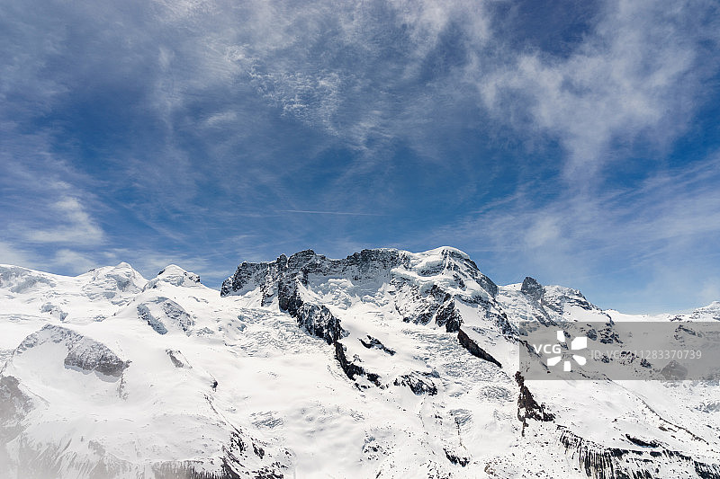 瑞士雪山风光图片素材