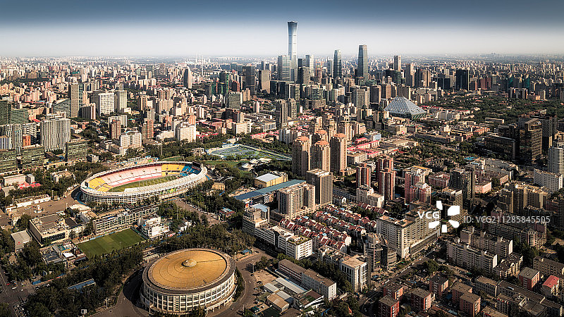 北京航拍图片素材