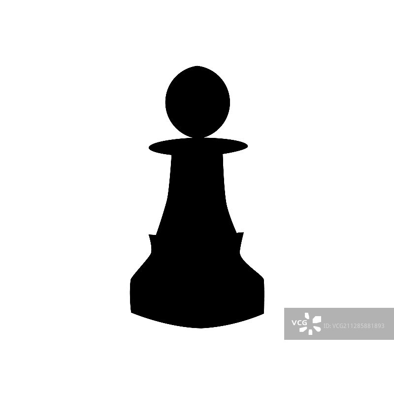 棋子棋子符号孤立在白底上图片素材