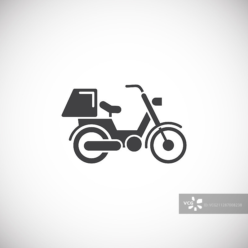 摩托车相关图标的背景图形图片素材