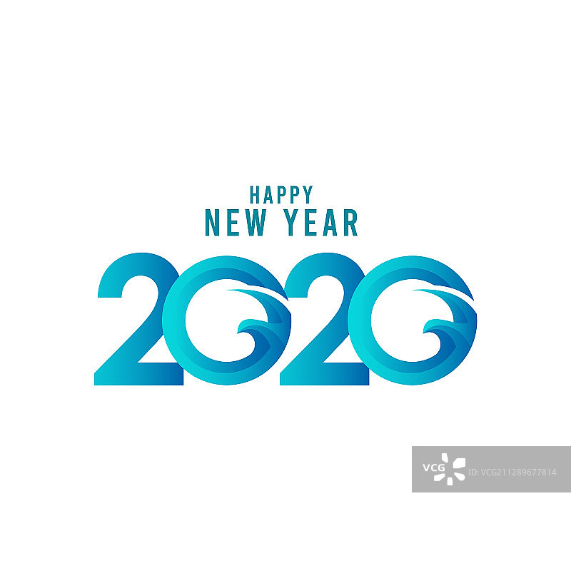 2020年新年快乐庆祝模板设计图片素材