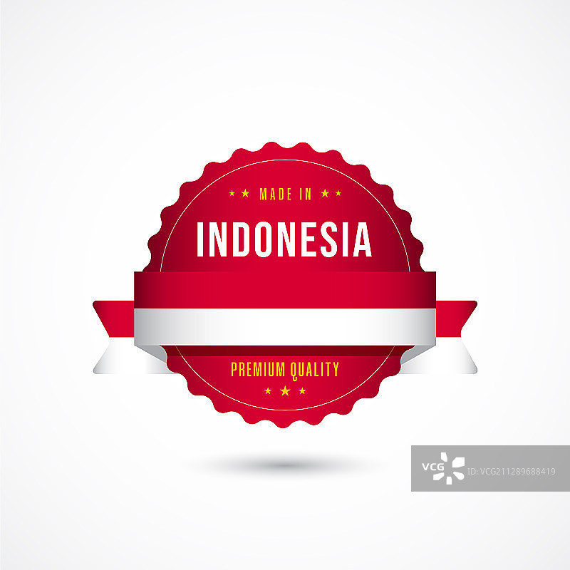 印尼制造优质标签徽章图片素材