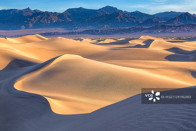 沙漠景观与沙丘，帕伦普，美国图片素材