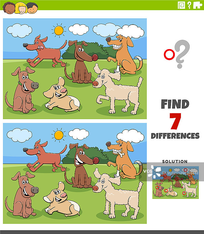 狗的性格组的差异任务图片素材
