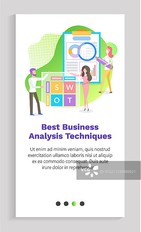 商业分析技术人员统计web图片素材