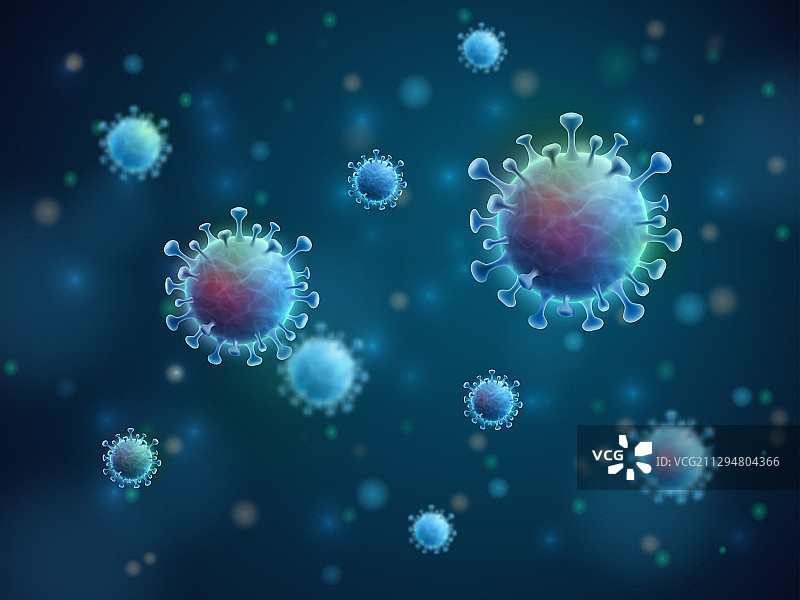 3D冠状病毒效果图图片素材