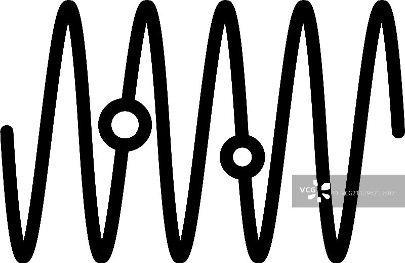 螺旋运动粒子图标轮廓样式图片素材
