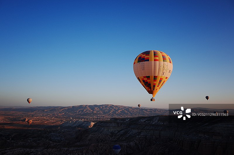 土耳其卡帕多奇亚热气球图片素材