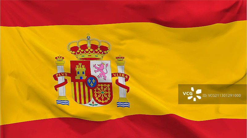 西班牙国旗的王国图片素材