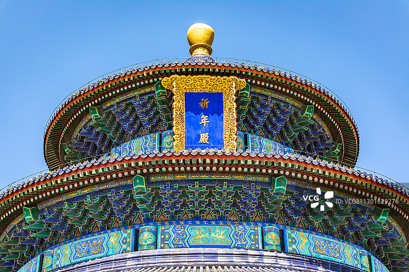 北京著名景点天坛公园祈年殿旅游目的地中国古老历史传统文化图片素材