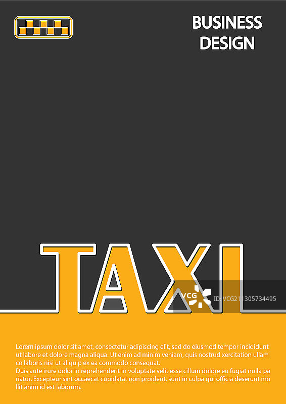背景用出租车题词做广告图片素材