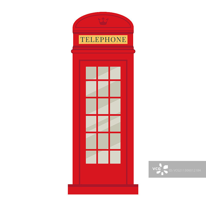 伦敦电话亭红色的英国历史电话图片素材