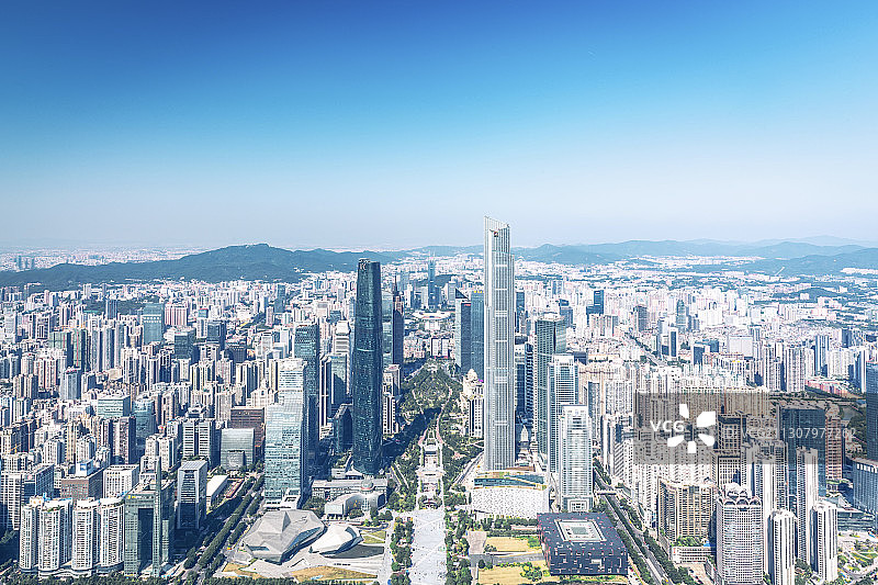 广州城市天际线图片素材