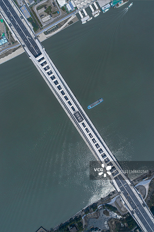 航拍上海卢浦大桥图片素材