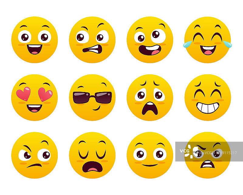 web emojis组图片素材
