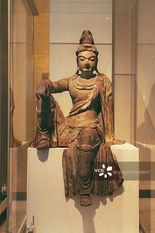 大英博物馆中国文物佛像图片素材