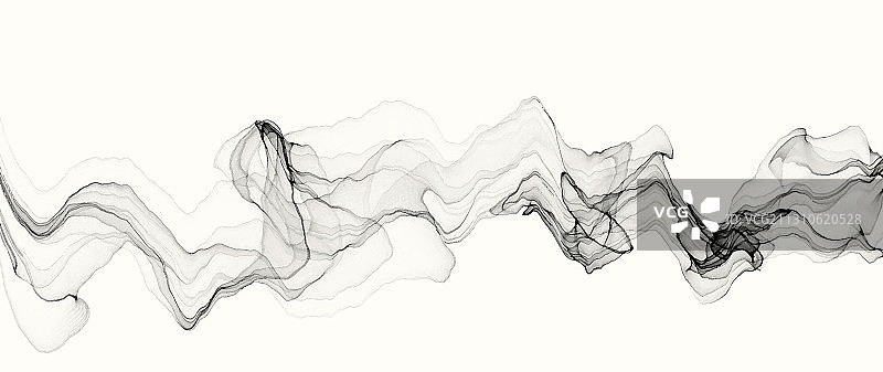 新中式抽象曲线山水图片素材