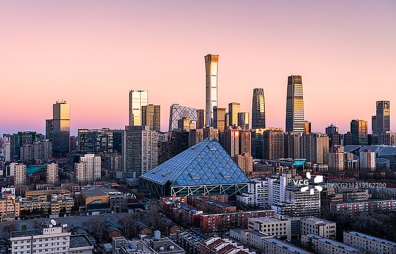 北京城CBD建筑群图片素材