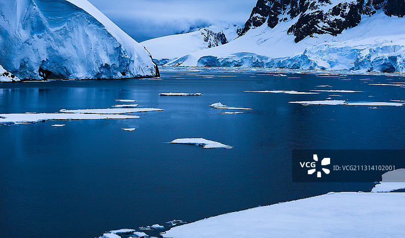 南极冰川图片素材