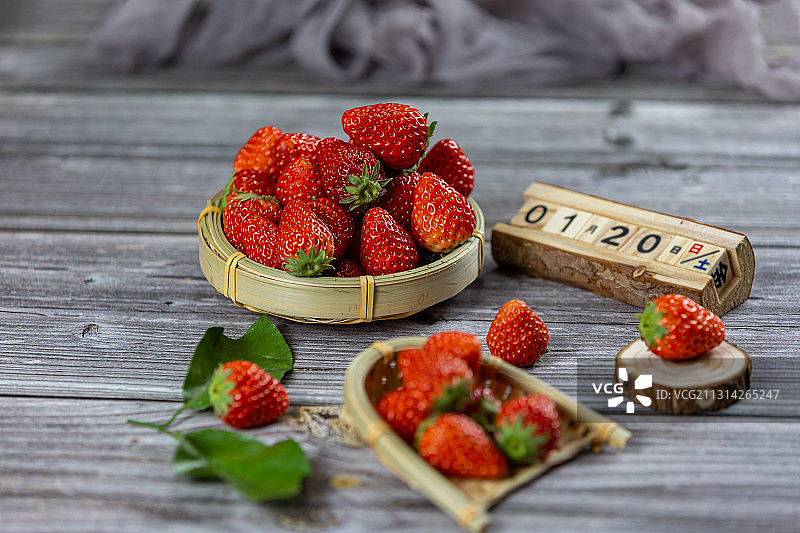 水果草莓桔子摄影作品图片素材
