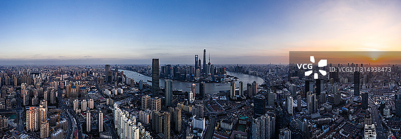 上海城市航拍风光图片素材
