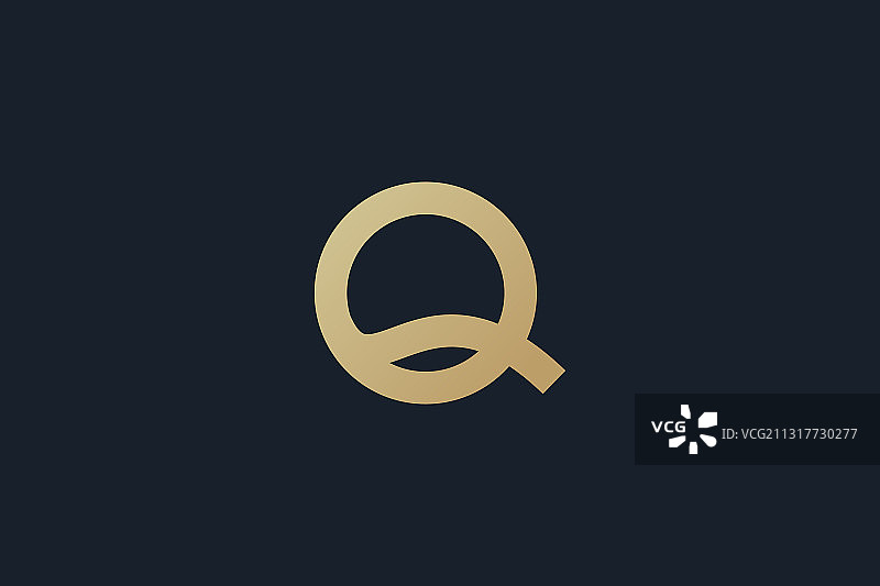 字母q标志设计现代而富有创意的标志图片素材