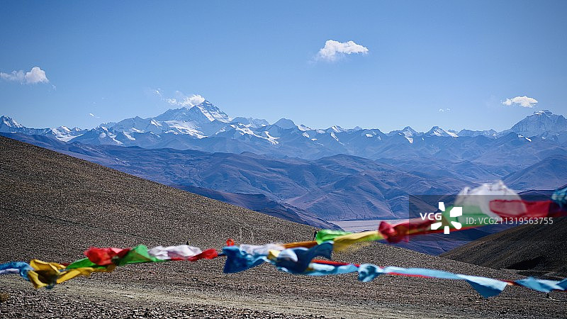 世界屋脊  珠穆拉玛峰图片素材