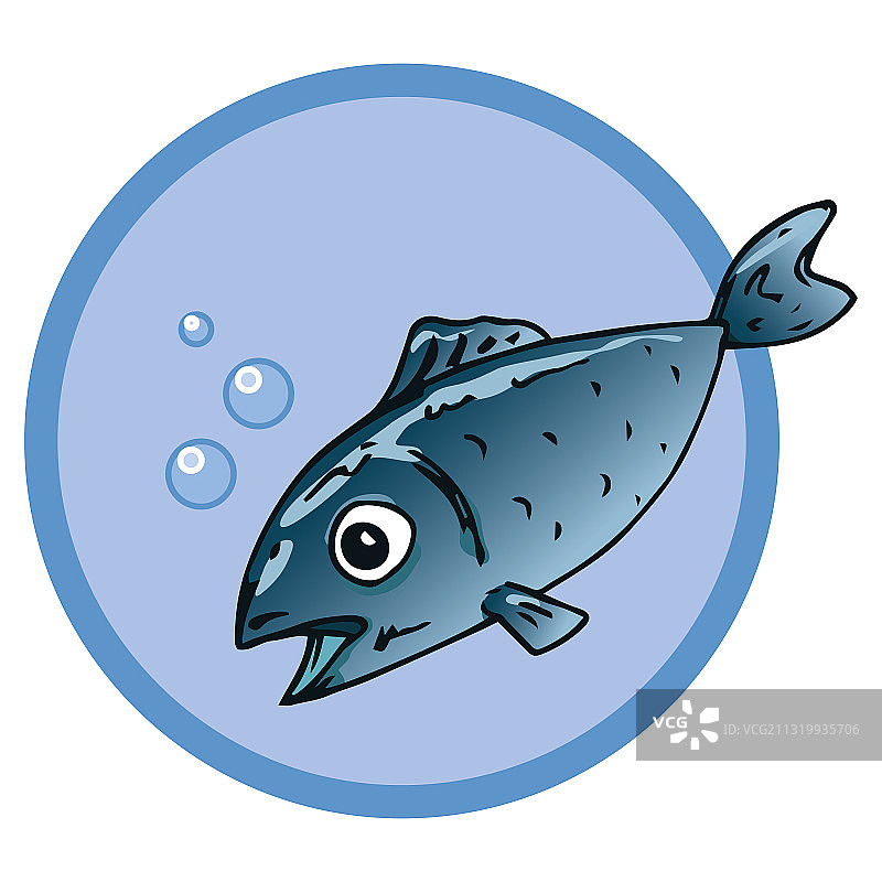 鱼的图标鱼手绘卡通鱼图片素材