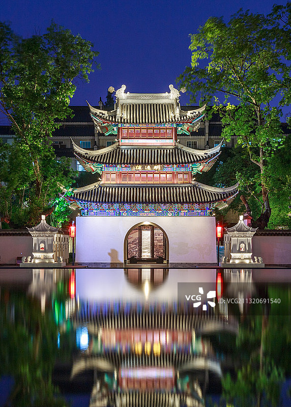 江南贡院是中国古代规模最大的科举考场，位于夫子庙秦淮风光带。图片素材