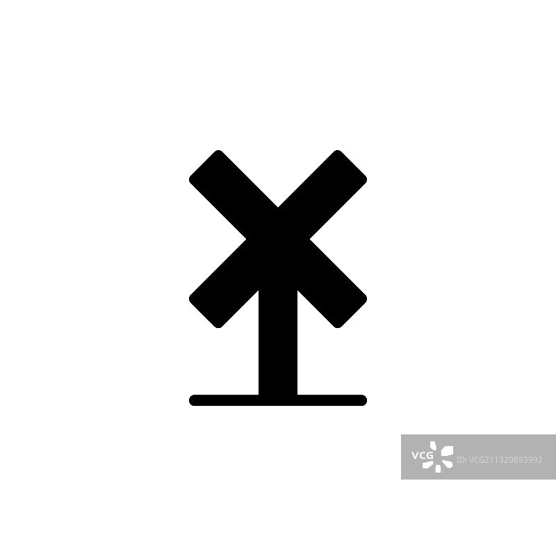 火车十字路牌图标图片素材