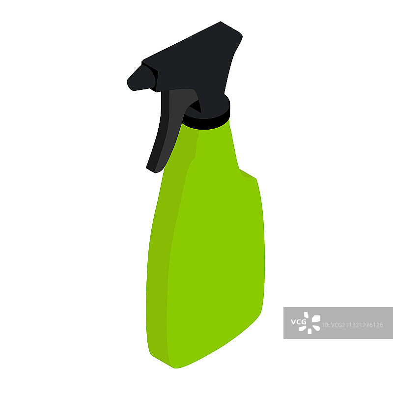 绿色喷雾瓶清洁供应水喷雾图片素材