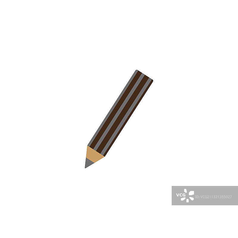 铅笔工具文字图标简单字形的图片素材