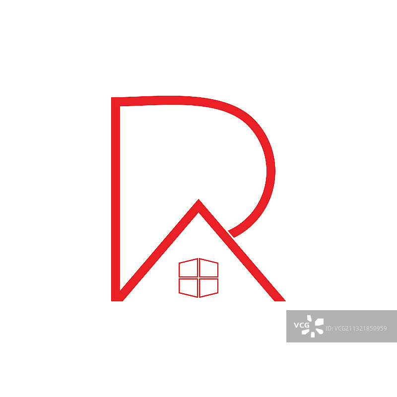 字母家线简单的logo图片素材